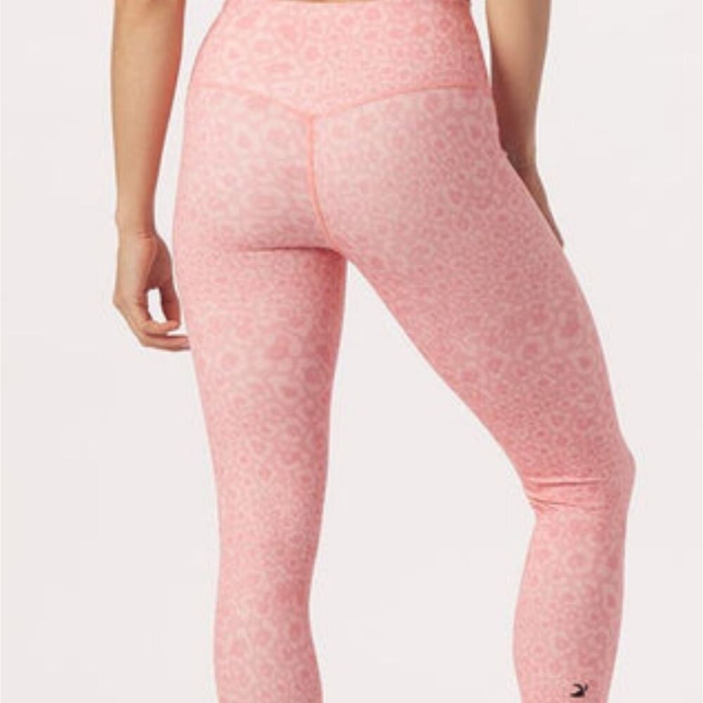 BNWT Glyder Sultry Legging in Sherbert Leopard Print Large - Picture 8 of 10